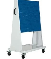 Bott Chariot à Outils 14026026.11 Perfo Mobile 6L RAL 7035 5010 Avec Feuilles Perfo 2x3