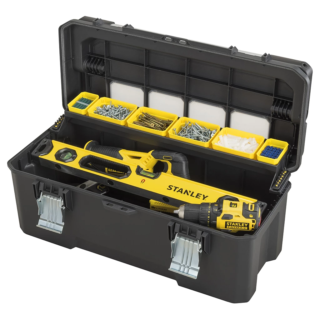 Stanley Chariot à Outils FMST1-75792 FatMax Pro Alu Cantilever Tool Case 20". 5 Stanley Chariot à Outils FMST1-75792 FatMax Pro Alu Cantilever Tool Case 20". – Image 3