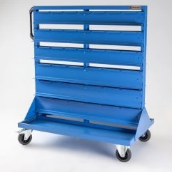 Huvema Chariot à Outils K4082 Système De Rayonnage Mobile Avec 78 Bacs De Stockage -Boîte à outils Soldes Boutique k4082 systeme de rayonnage mobile avec 78 bacs de stockage 2